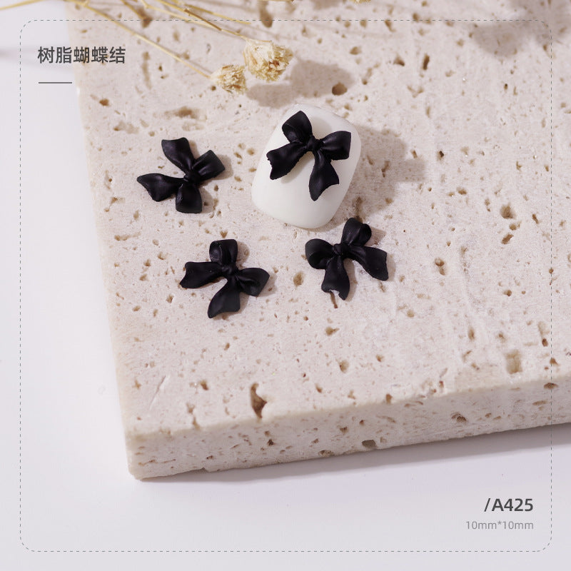 Wholesale Resin Three-dimensional Ribbon Cute Streamer Ribbon Nail Gadget